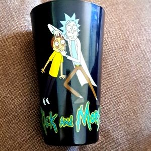 Rick and Morty Thick 20 oz Glass.